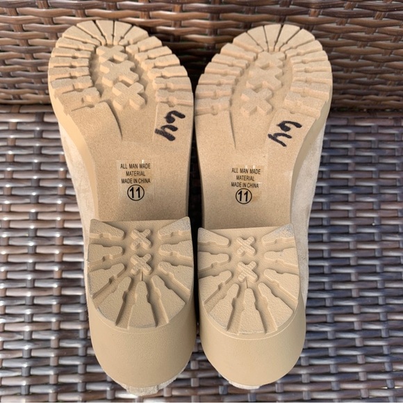 Soda Beige Ankle Booties - Picture 6 of 8